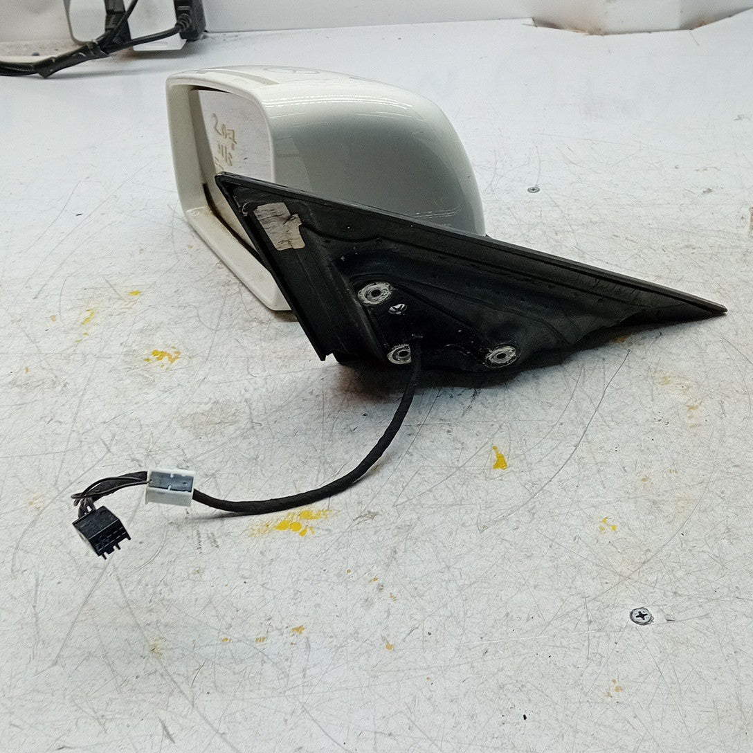 MERCEDES E-CLASS W207 PASSENGER WING MIRROR NS WHITE 2009-2016 FMM57