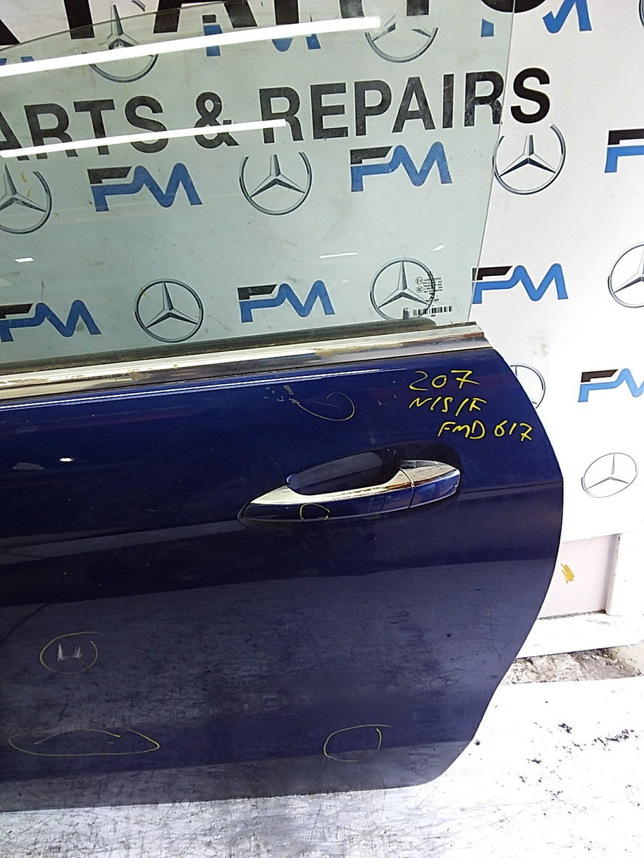 MERCEDES E-CLS C207 COUPE PASSENGER FRONT DOOR NSF 2009-16 COMPLETE FMD617