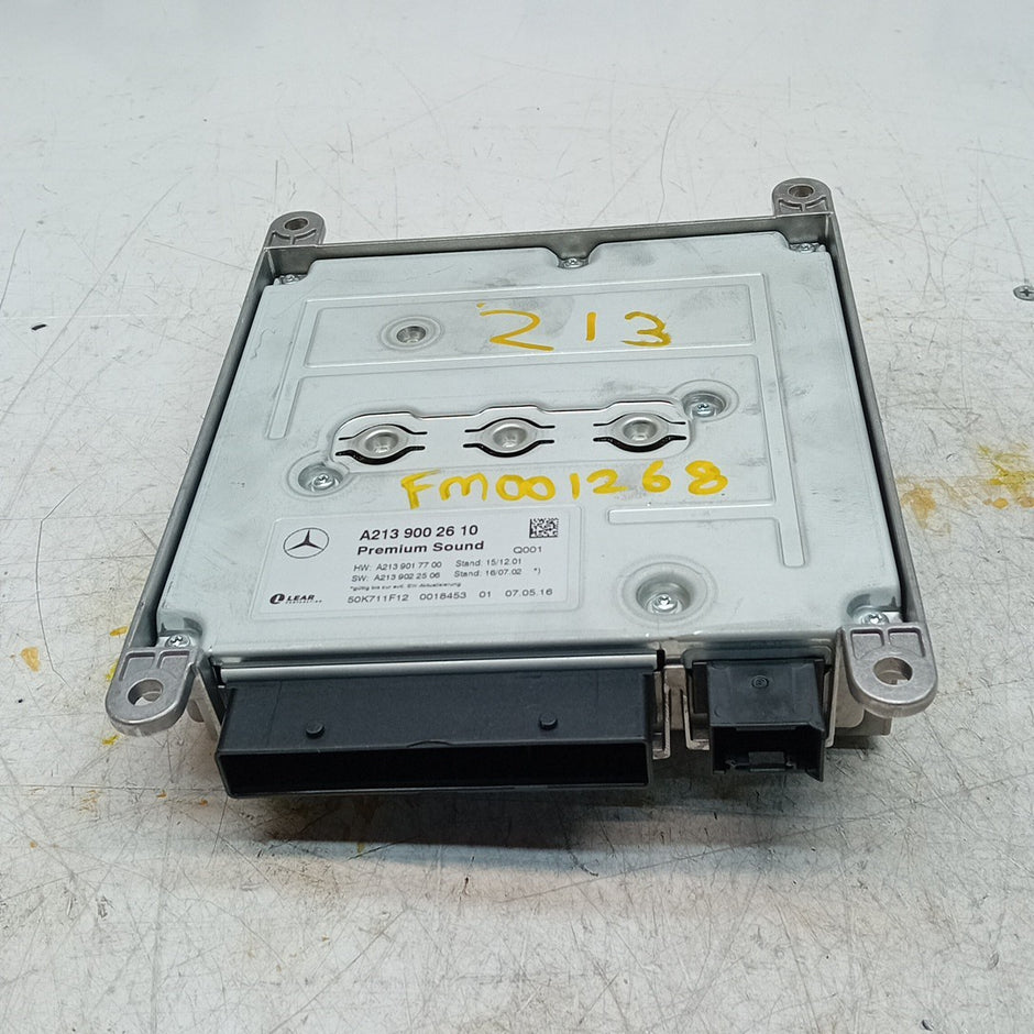 MERCEDES BENZ S-CLASS W222 SOUND SYSTEM AMPLIFIER A2229002610 FM001268