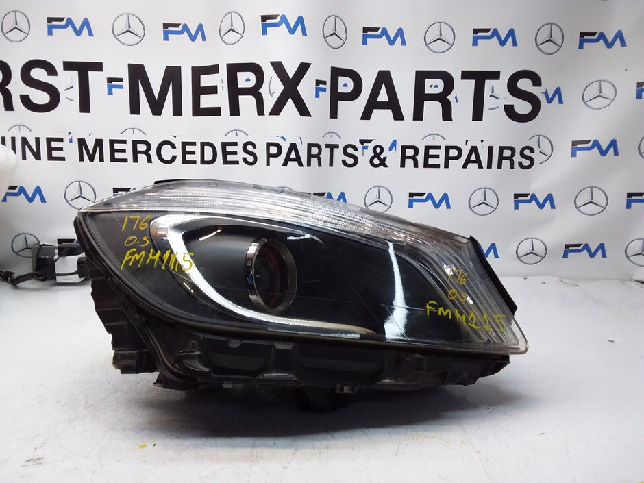 2015 MERCEDES A-CLASS W176 COMPLETE HEADLIGHT DRIVER SIDE OS A1768204561 FMH115