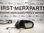 MERCEDES E-CLASS  W213 DRIVER SIDE WING MIRROR A2138100201 BLACK FMM25