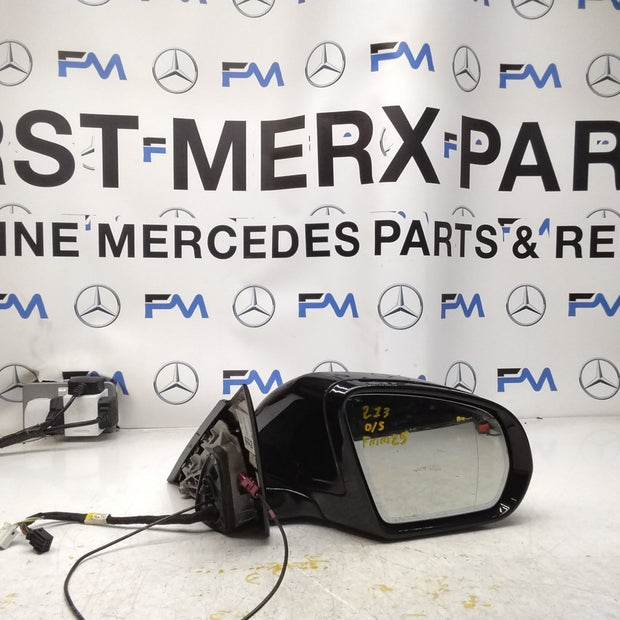 MERCEDES E-CLASS  W213 DRIVER SIDE WING MIRROR A2138100201 BLACK FMM25