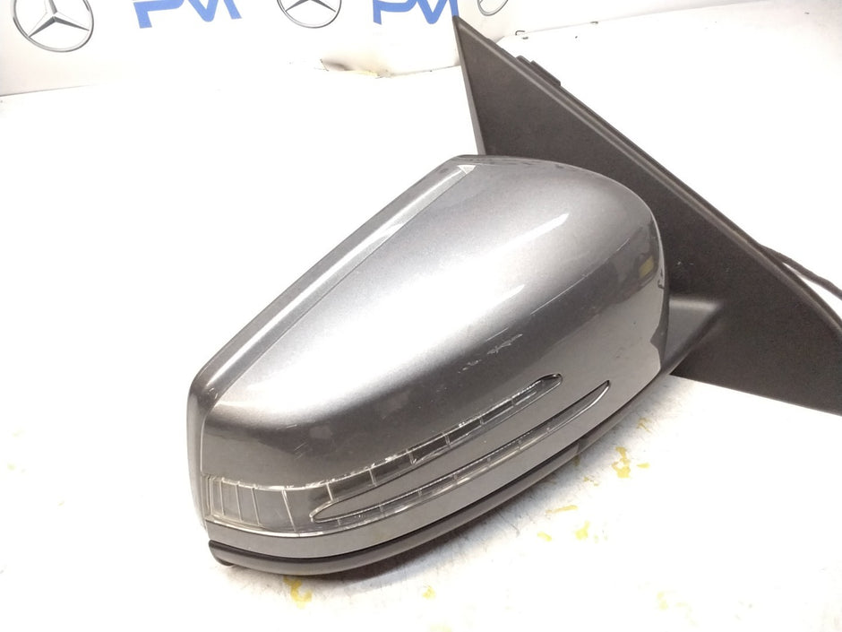 MERCEDES C-CLASS  W204 DRIVER SIDE WING MIRROR A1708100216 GREY FMM24
