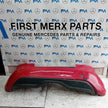 MERCEDES BENZ  A-CLASS W176 REAR BUMPER A1768605100 2012-2018 RED COMPLETE FMX10