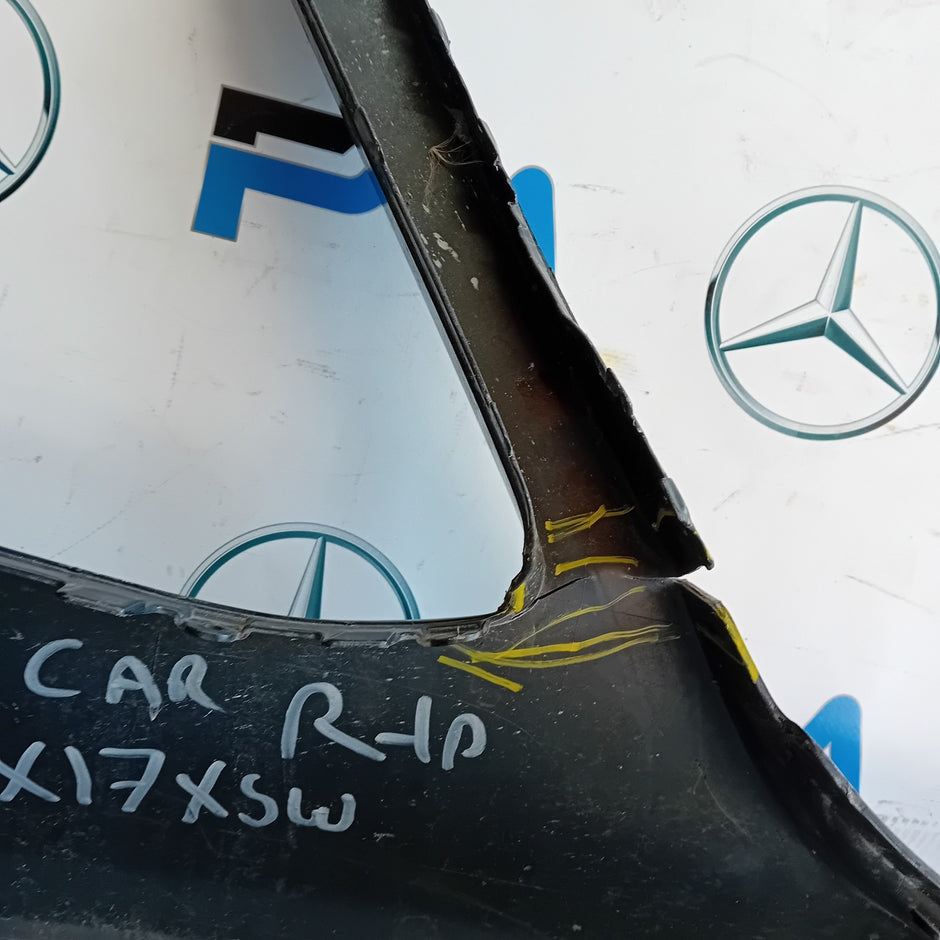 MERCEDES E-CLASS W213 SALOON REAR BUMPER 2016 A2138850001 BLACK COMPLETE FMX100