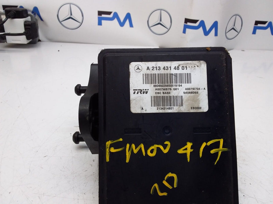 MERCEDES E-CLASS W213 ABS PUMP MODULE CONTROL UNIT A2134314801 FM00417