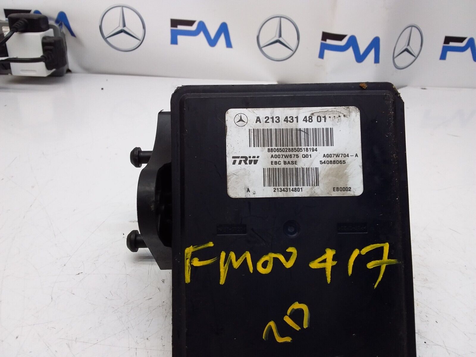 MERCEDES E-CLASS W213 ABS PUMP MODULE CONTROL UNIT A2134314801 FM00417