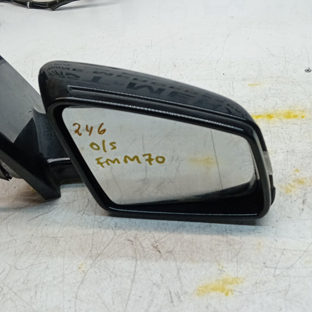 MERCEDES B-CLASS W246 DRIVER WING MIRROR OSF BLACK A2468100301 FMM70