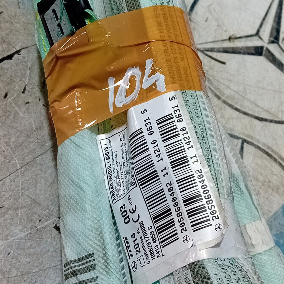 MERCEDES C-CLASS W205  SALOON 16/23 LEFT N/S CURTAIN AIRBAG A2058600402 FM104