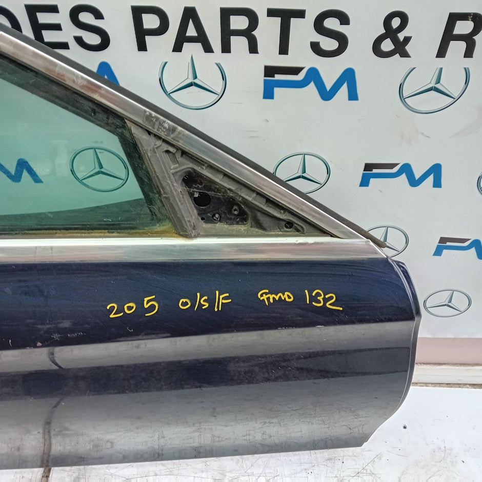 MERCEDES BENZ C-CLASS W205 DRIVER SIDE FRONT DOOR O/S/F  BLUE FMD132