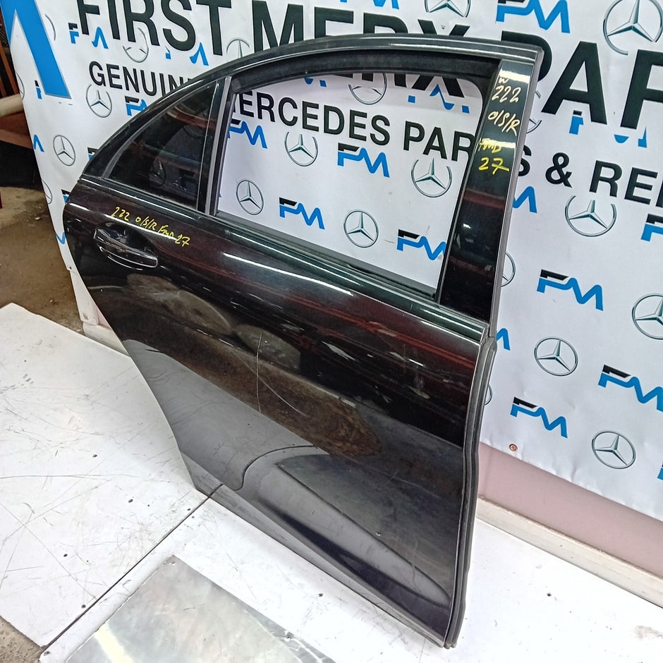 MERCEDES BENZ S-CLASS W222 DRIVER REAR DOOR (OFF SIDE REAR) BROWN 2013-20 FMD27