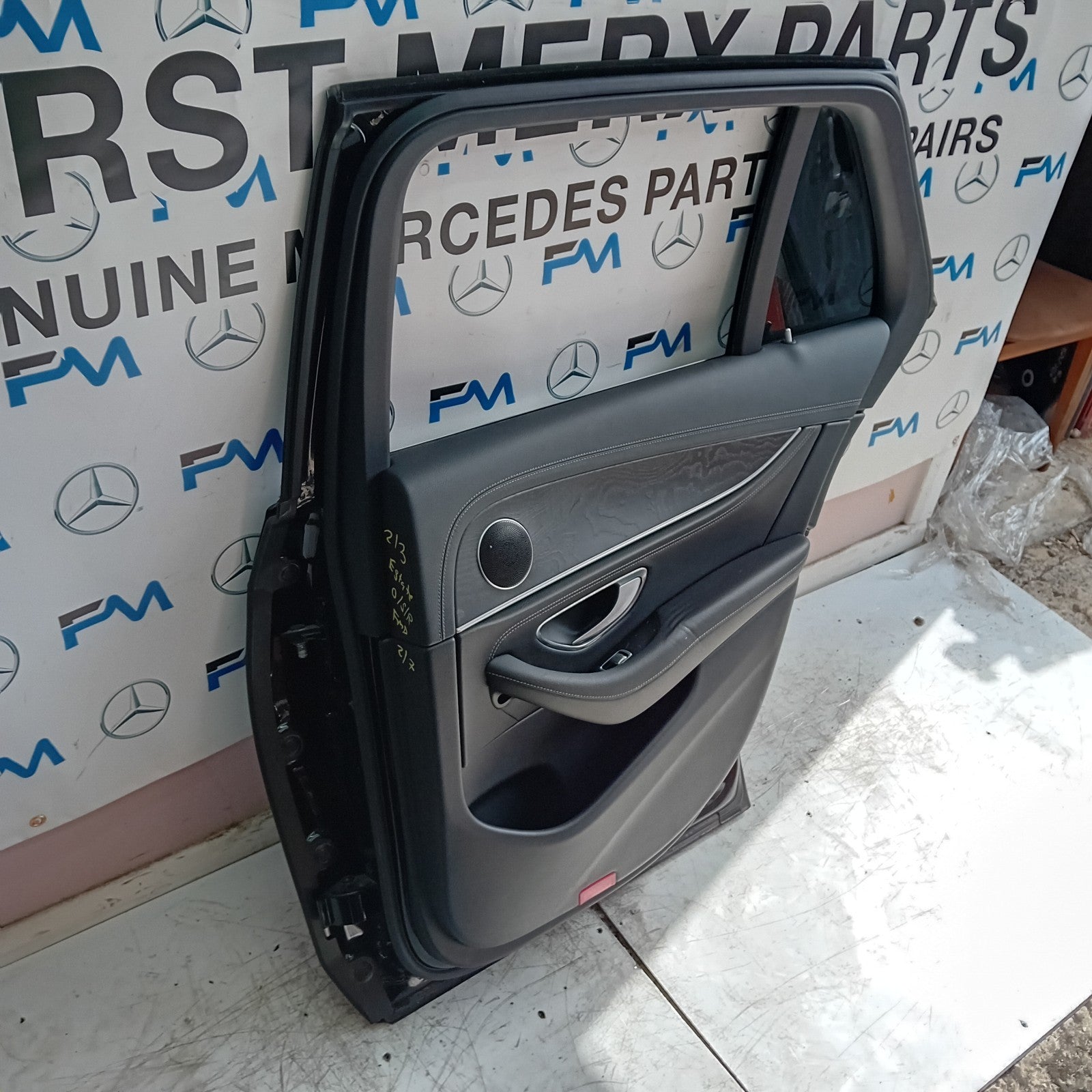 MERCEDES E-CLASS S213 ESTATE DRIVER REAR DOOR OSR BLACK 2016 ON COMPLETE FMD217
