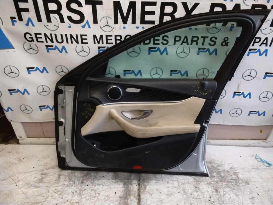MERCEDES E-CLASS W213 SLN DRIVER FRONT DOOR OSF SILVER 2016-20 FMD556