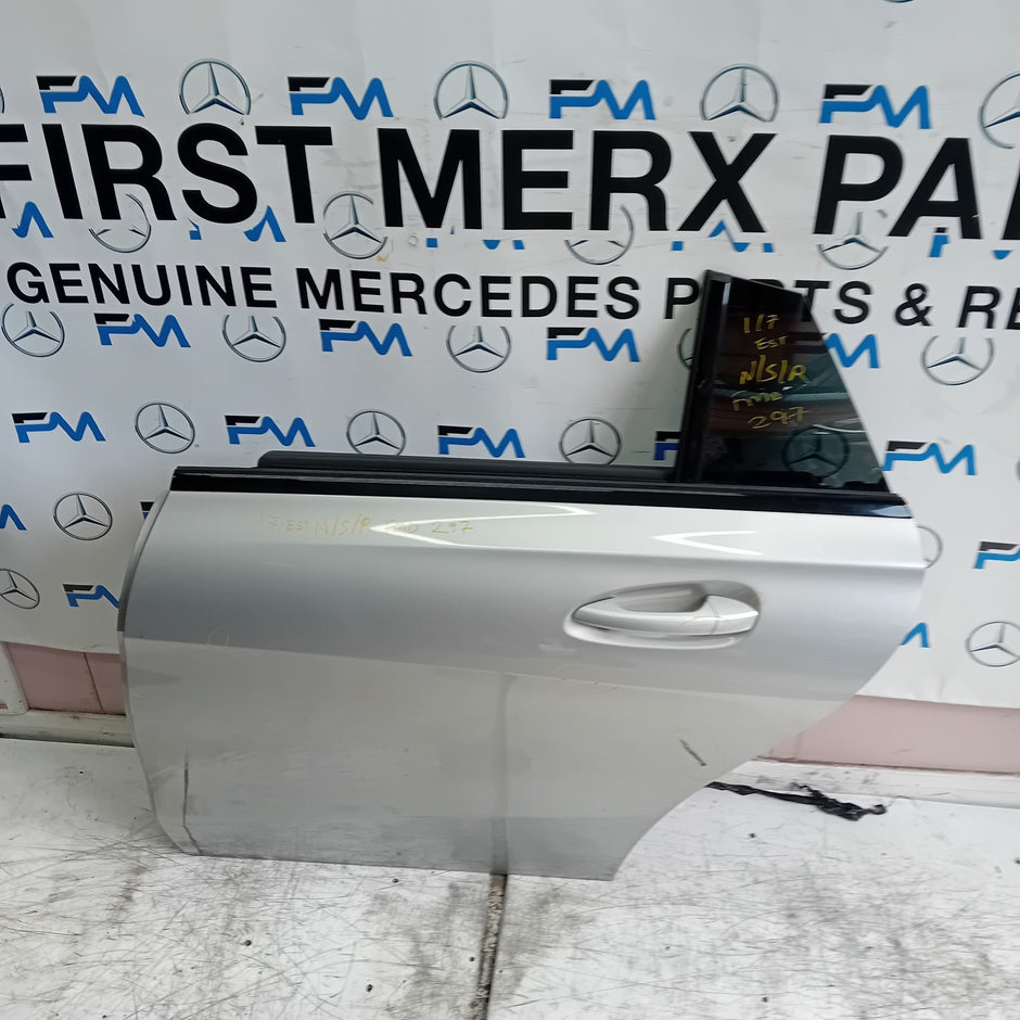 MERCEDES CLA W117 EST PASSENGER REAR DOOR NSR SILVER 2013-19 COMPLETE FMD297