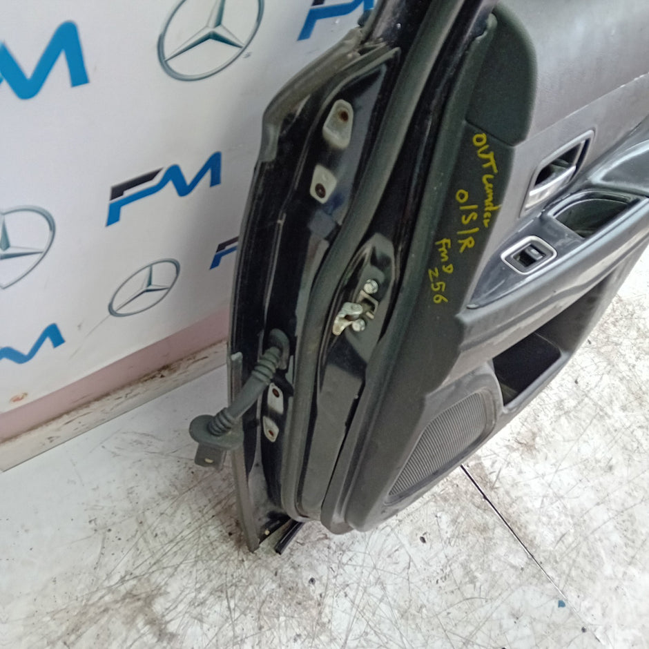MITSUBISHI OUTLANDER MK3 DRIVER SIDE REAR DOOR OSR 2013 BLACK FMD256