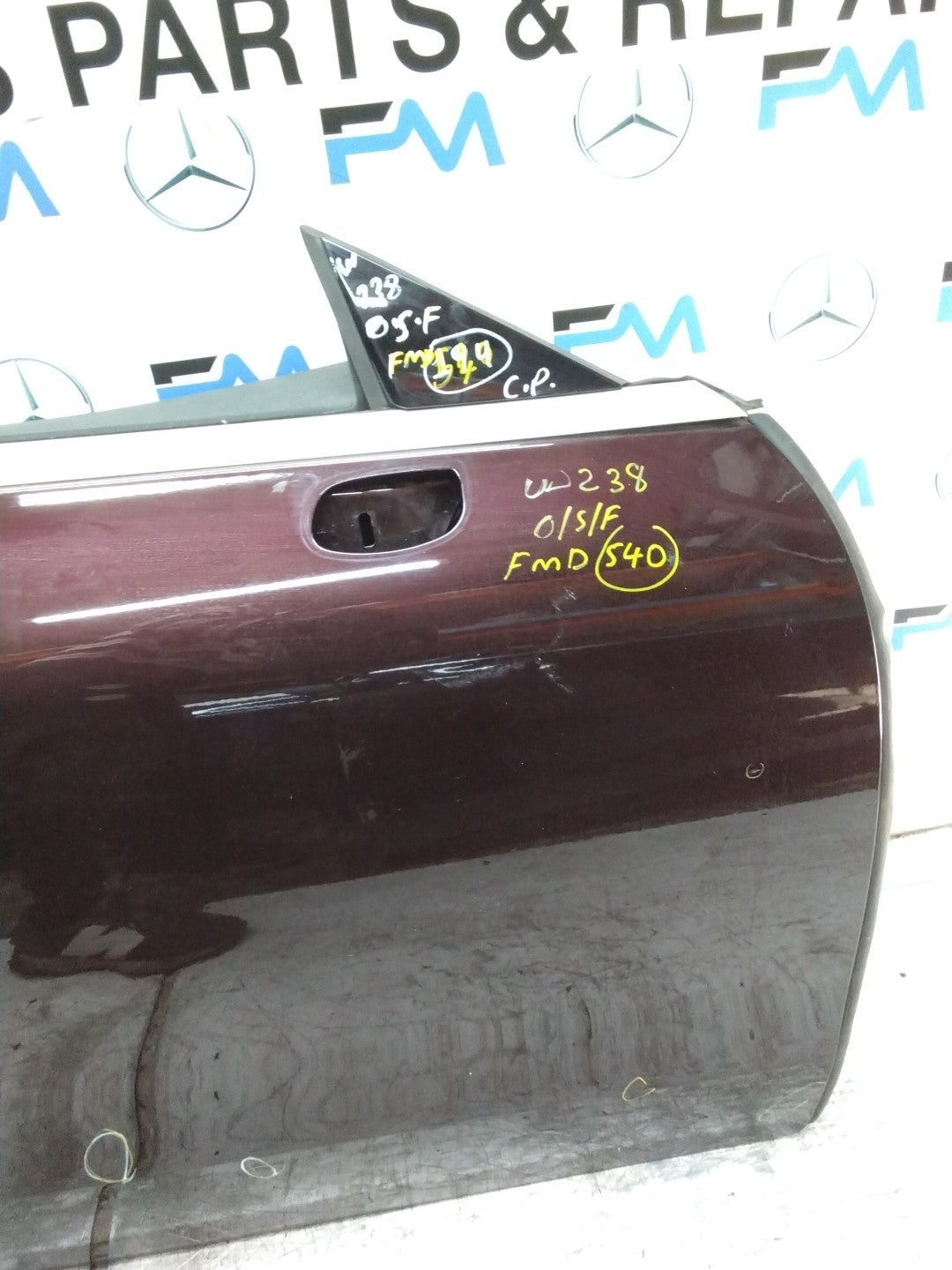 MERCEDES BENZ  E-CLASS W238  DRIVER FRONT DOOR OSF  2017-23 COMPLETE FMD540