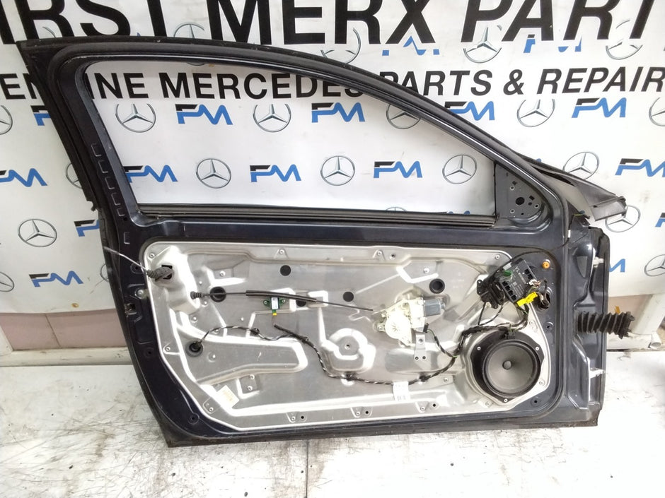 MERCEDES C-CLASS W204  PASSENGER FRONT DOOR NSF SILVER 2008-2014 FMD304