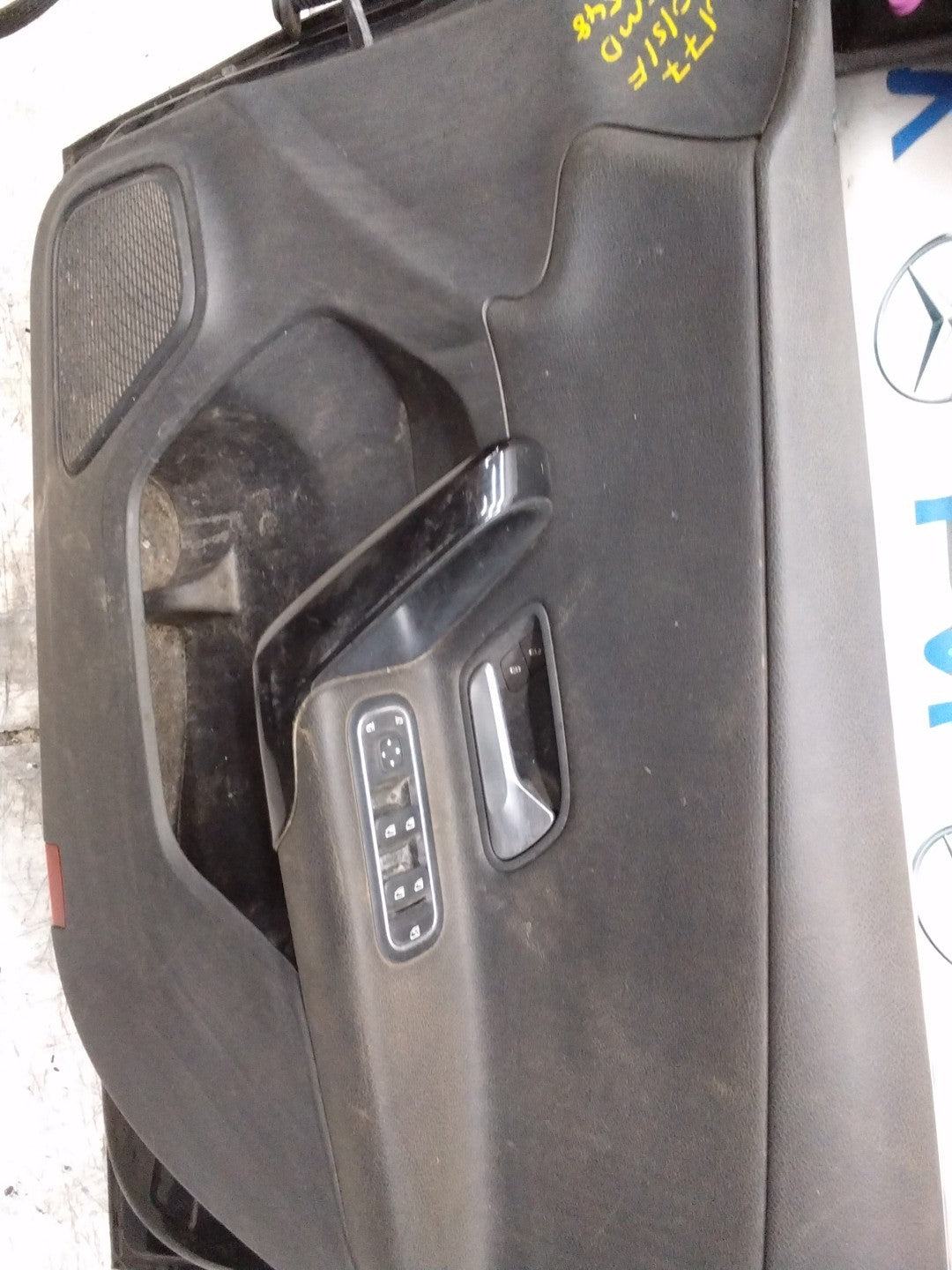 MERCEDES BENZ  A-CLASS W177  DRIVER FRONT DOOR OSF BLACK 2018-22 FMD548
