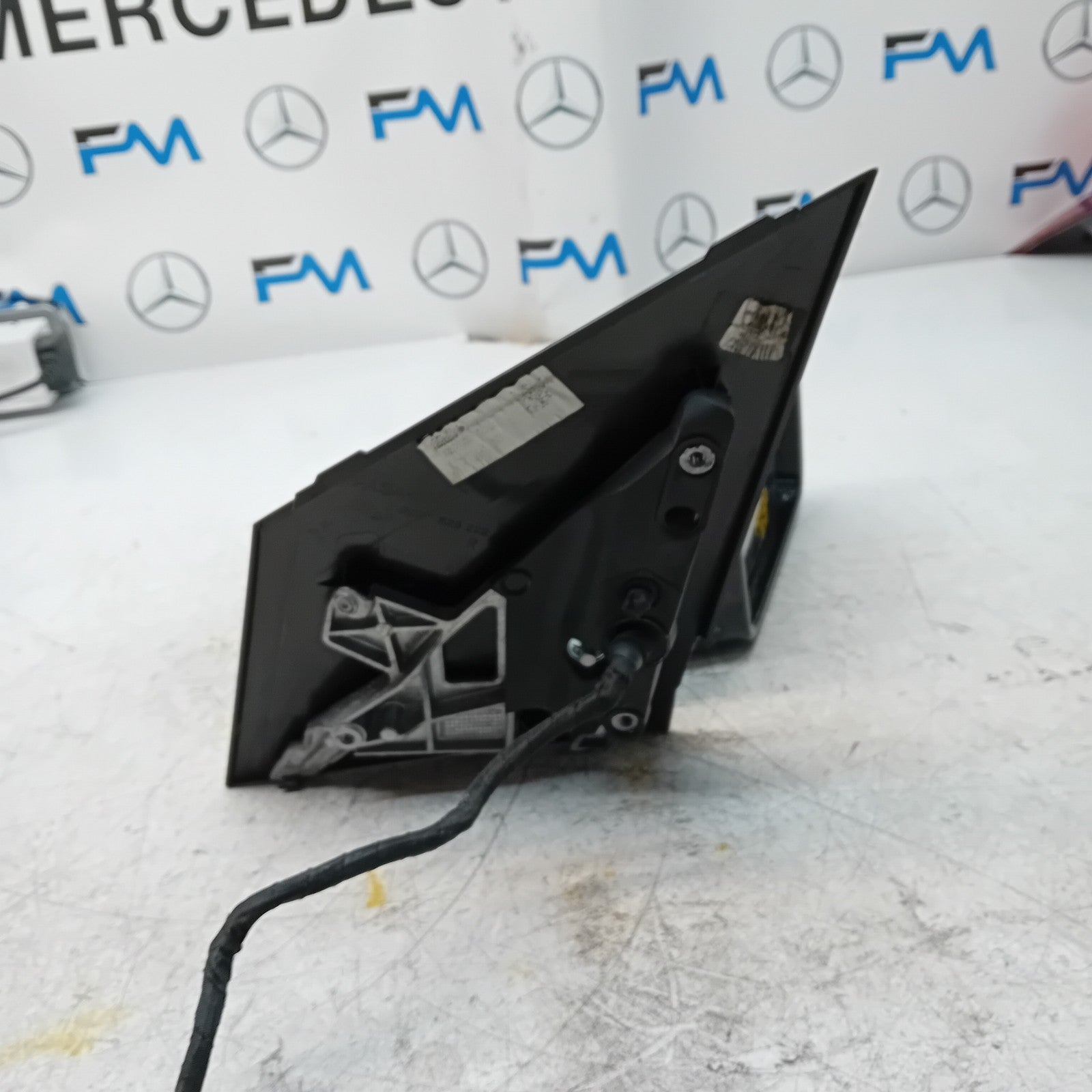 MERCEDES BENZ B-CLASS W246 DRIVER WING MIRROR OS BLACK  FMM87
