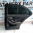 MERCEDES C-CLASS W205 SALOON DRIVER REAR DOOR OSR BLACK 2014 ON COMPLETE FMD194