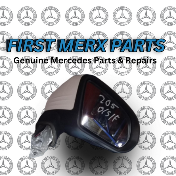 MERCEDES BENZ C-CLASS W205 COUPE DRIVER SIDE WING MIRROR A2058102403 WHITE