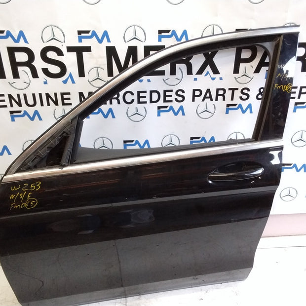 MERCEDES BENZ GLC W253 PASSENGER SIDE FRONT DOOR N/S/F COMPLETE BLACK FMD65