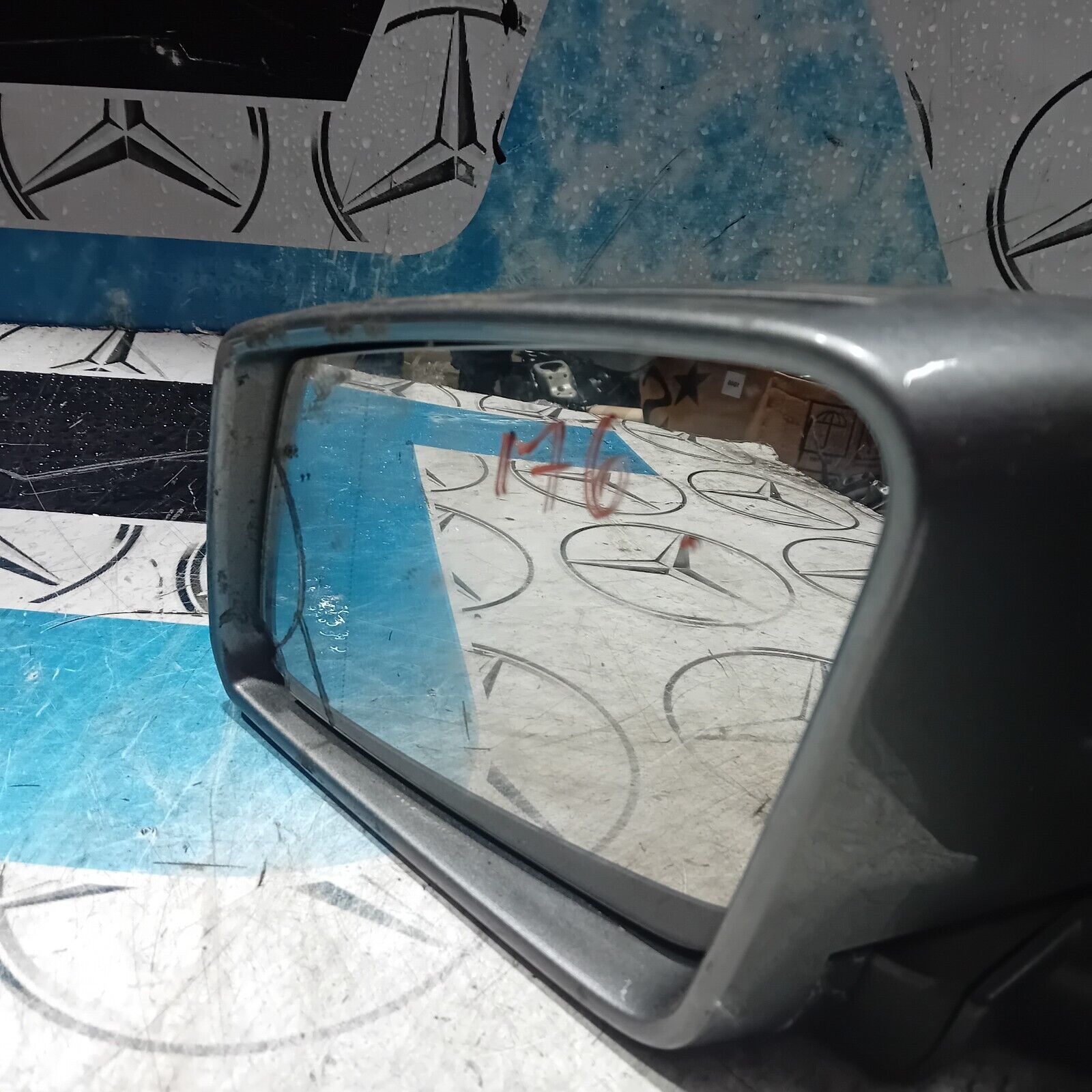 MERCEDES A CLASS WING MIRROR MANUAL FOLDING LEFT SIDE IN GREY/893 W176 MK3 2013