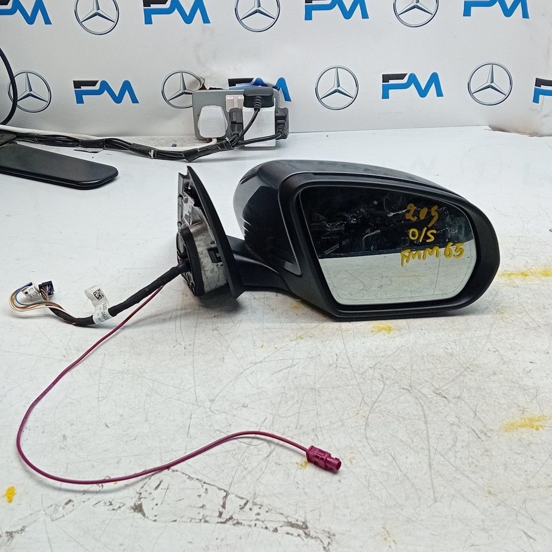 MERCEDES C-CLASS W205 DRIVER  WING MIRROR OSF GREY 2014 PL A2058104402 FMM65
