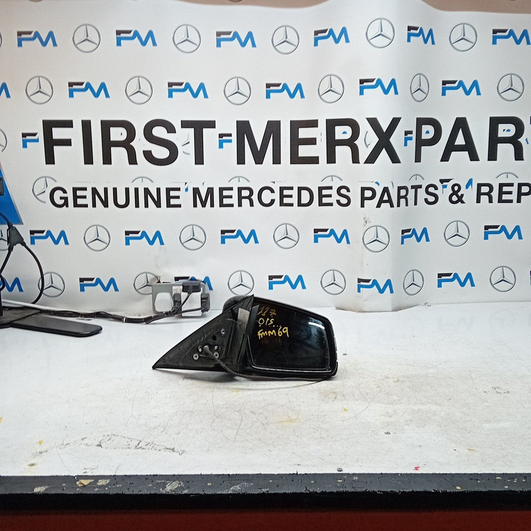 MERCEDES BENZ CLA W117 DRIVER WING MIRROR OSF BLACK A1178101419 FMM69