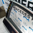 MERCEDES C-CLASS W205 SLN DRIVER REAR DOOR OSR BLUE 2014 ON COMPLETE FMD432