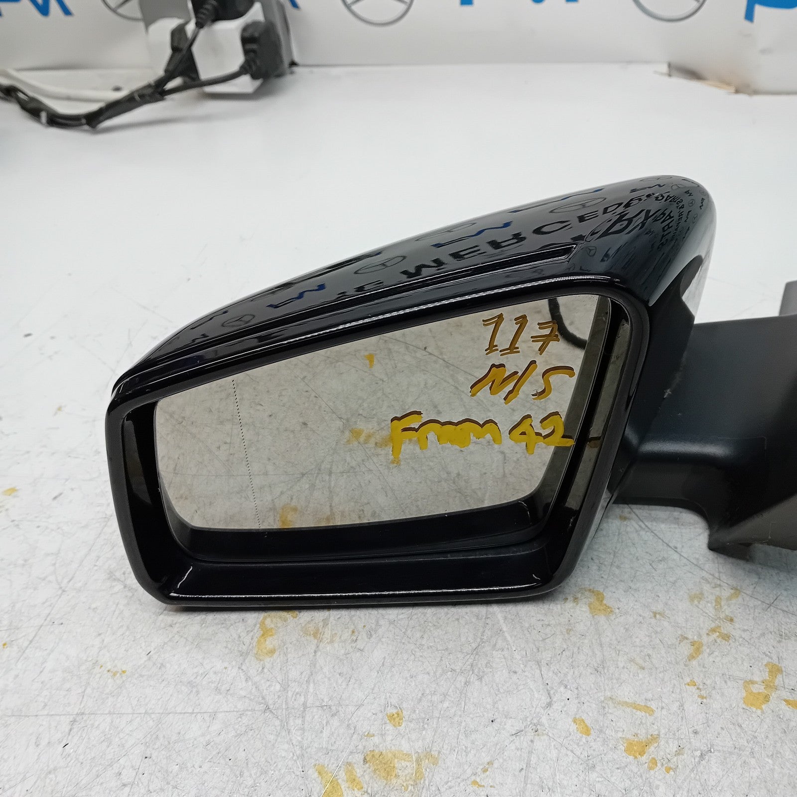 MERCEDES BENZ  CLA-CLASS  W117 PASSENGER SIDE WING MIRROR BLACK FMM42