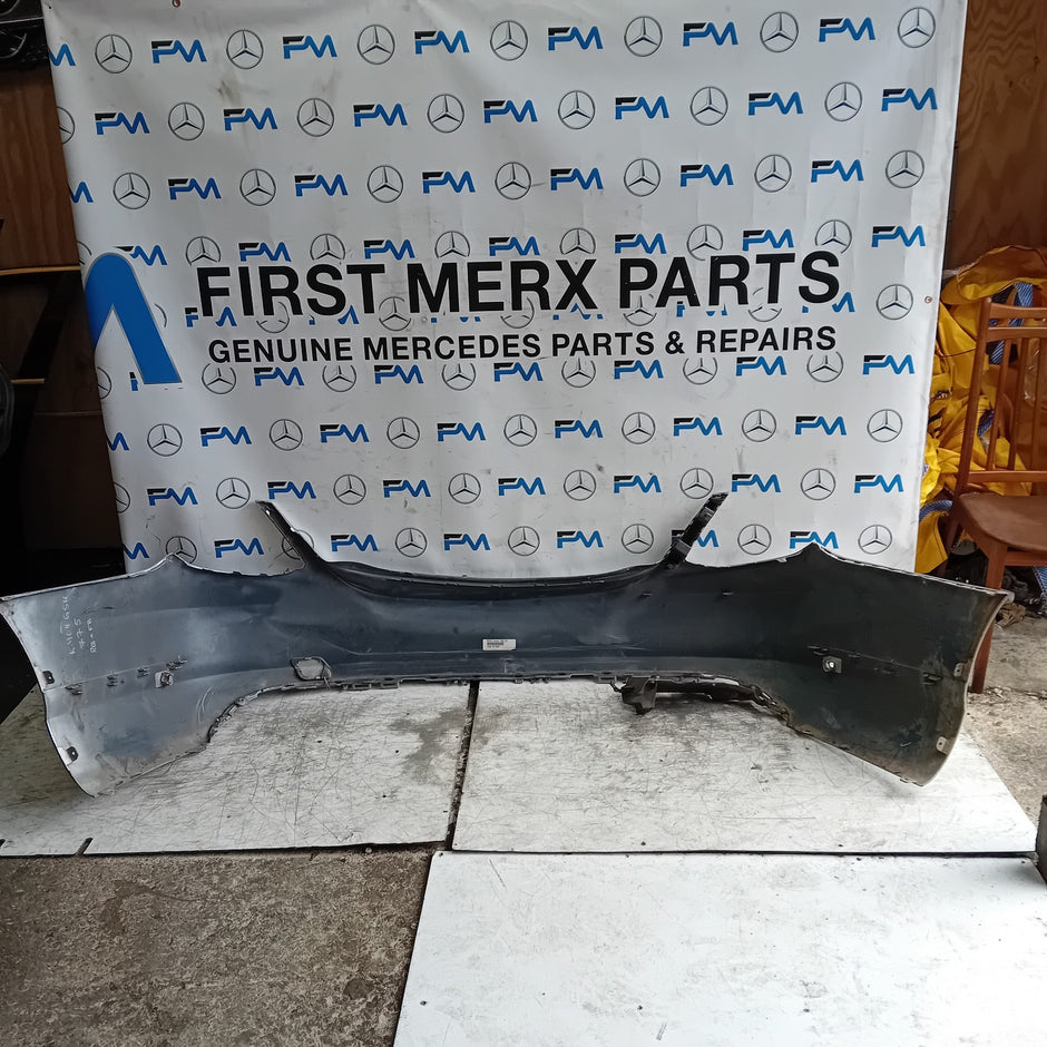 MERCEDES C-CLASS W205 SLN REAR BUMPER 2014 SILVER A2058850138 FMX44