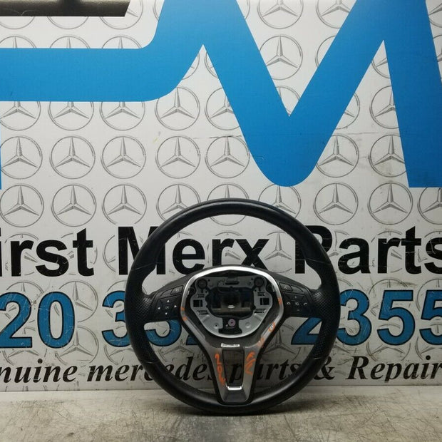 GENUINE MERCEDES BENZ W204 MULTIFUNCTION STEERING WHEEL A2184600518 BLACK