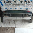 MERCEDES BENZ E-CLASS W213 SALOON REAR BUMPER BLACK 2016 ON A2138850001 FMX76