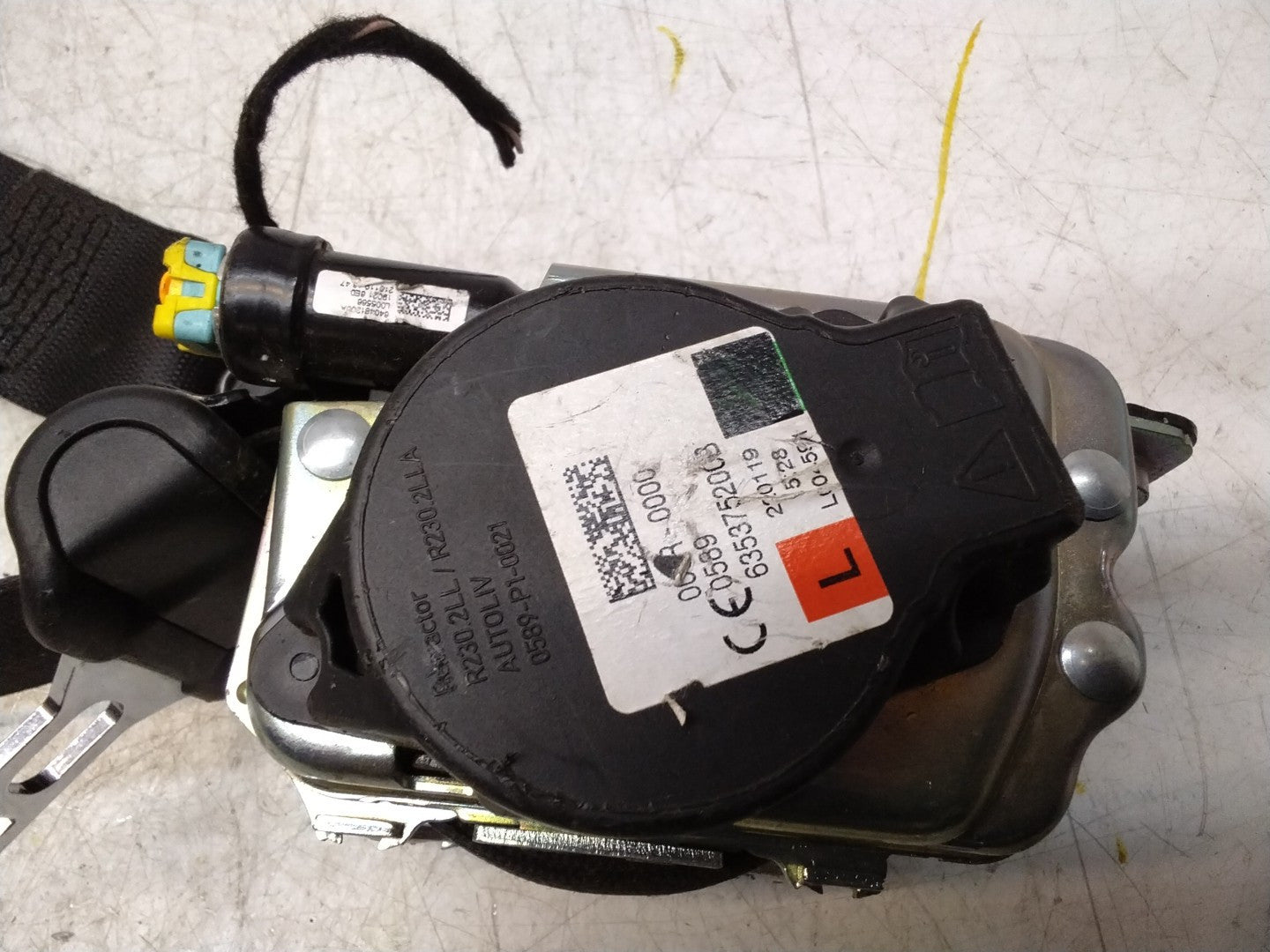 MERCEDES-BENZ C COUPE C205 W205  FRONT LEFT SEATBELT A2058601501 FMS308 NSF 