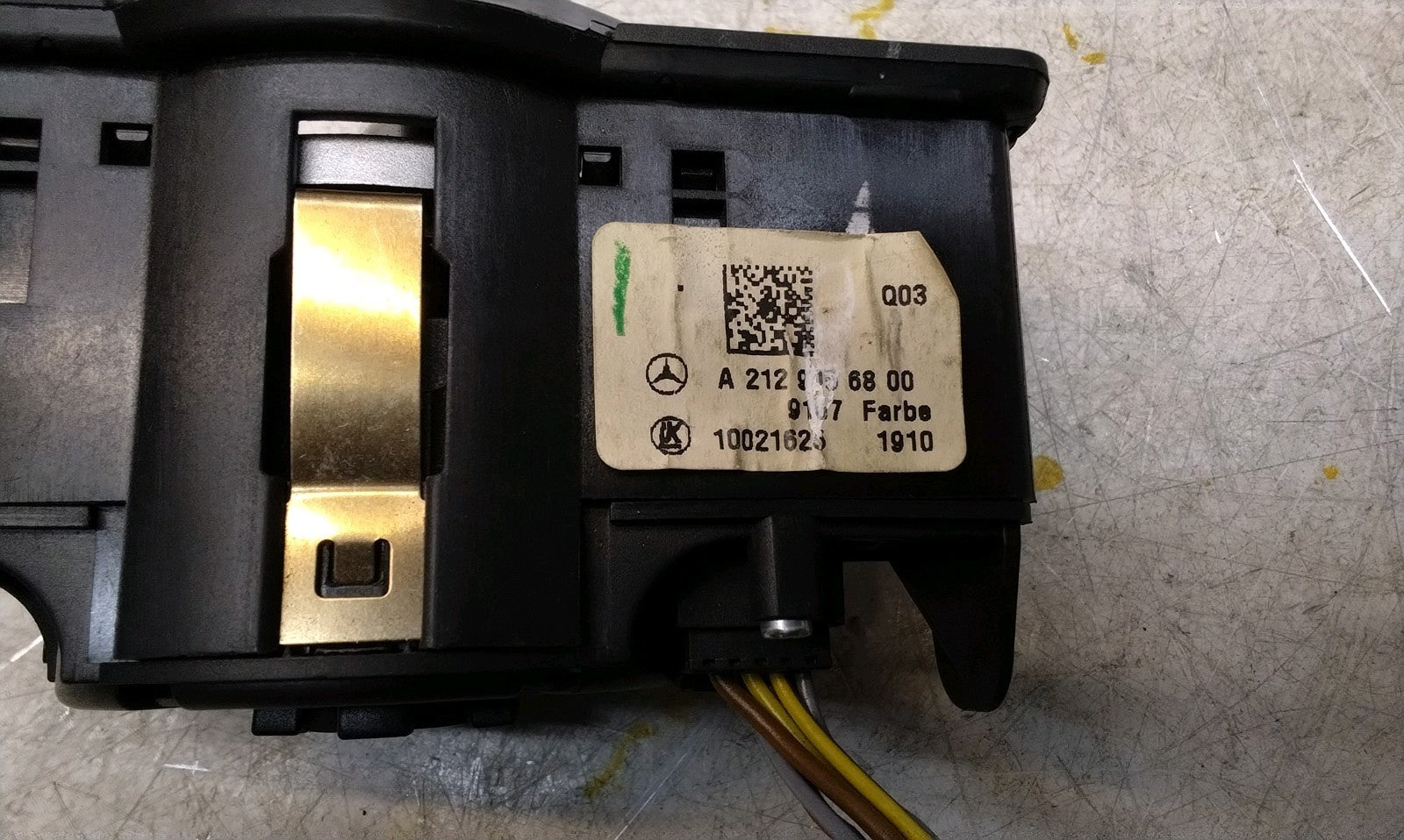 MERCEDES E-CLASS W212 HEADLIGHT CONTROL SWITCH 2012 A2129056800 FM001023