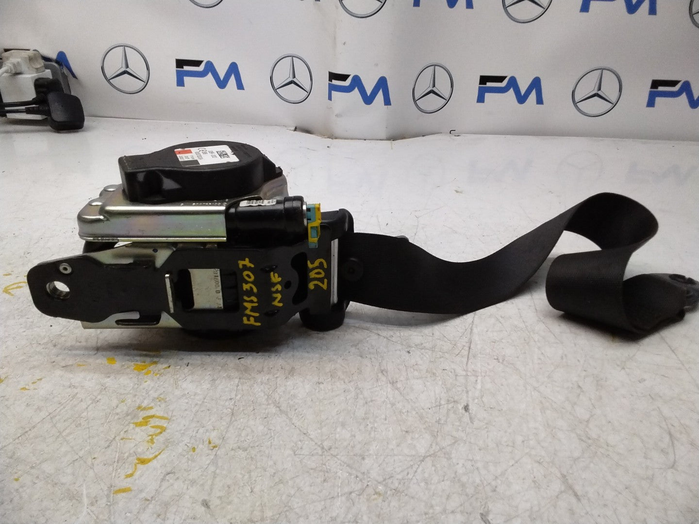 MERCEDES-BENZ C COUPE C205 W205  FRONT LEFT SEATBELT A2058601501 FMS307 NSF 