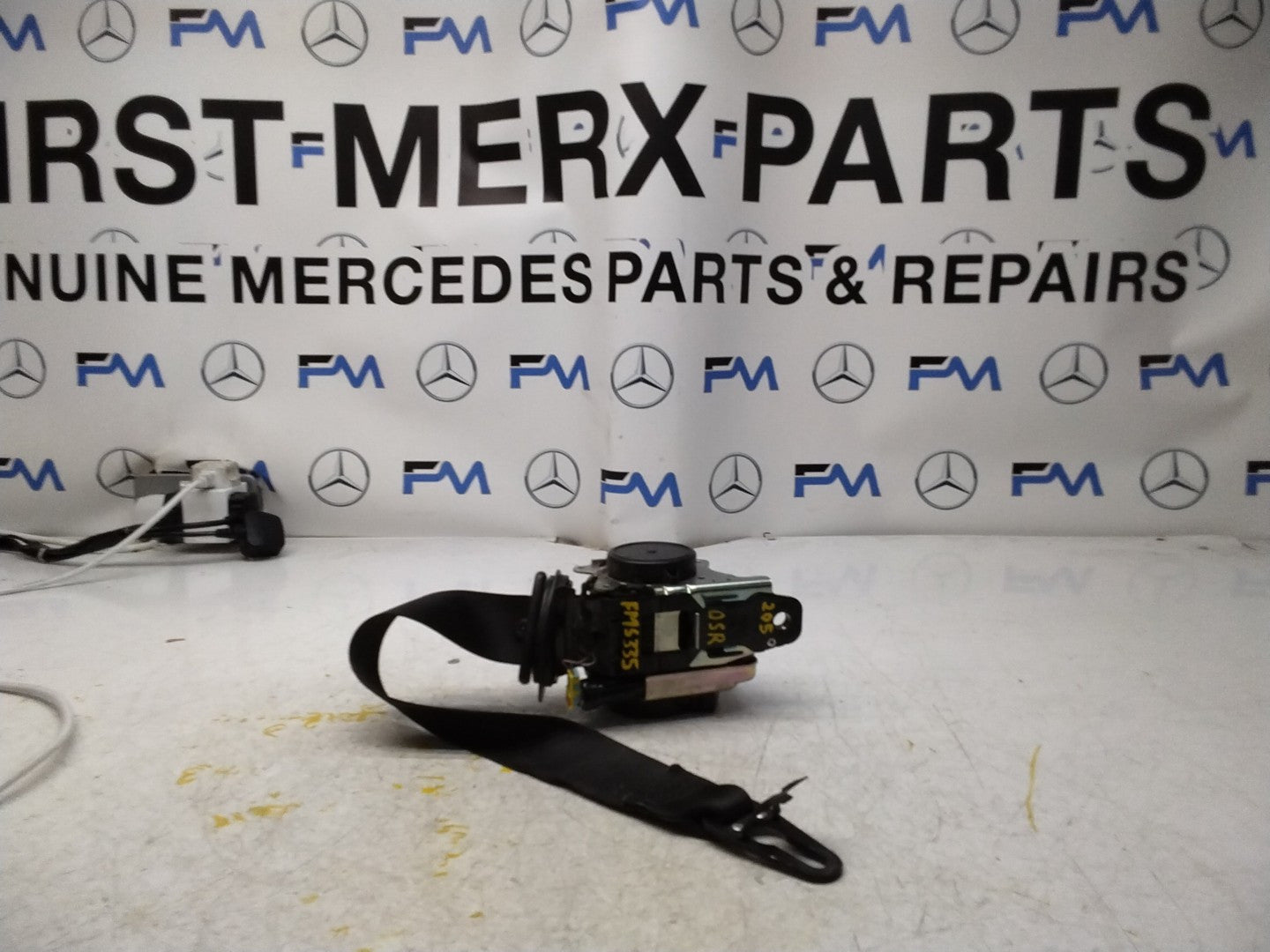 MERCEDES C-CLASS W205 SEAT BELT REAR RIGHT DRIVER SIDE A2058600285 FMS335 OSR