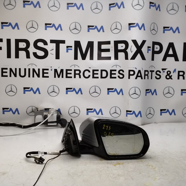 2018 MERCEDES-BENZ E-CLASS W213 Driver Side Wing Mirror A2138100201 SILVER  (PL)