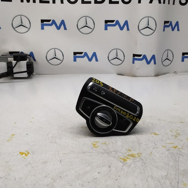 MERCEDES C-CLASS W205 HEADLIGHT CONTROL SWITCH 2014-2020 A2059051810 FM001020
