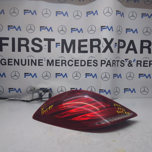 MERCEDES S-CLASS W222 REAR PASSENGER N/S TAIL LIGHT A2229065401 2016 FMT87