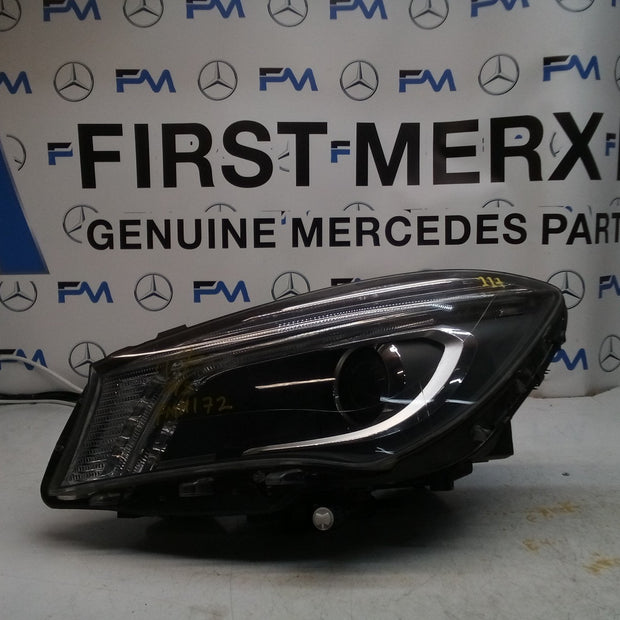 MERCEDES CLA W117 HEADLIGHT PASSENGER NS LEFT A1179065300 2015 FMH172