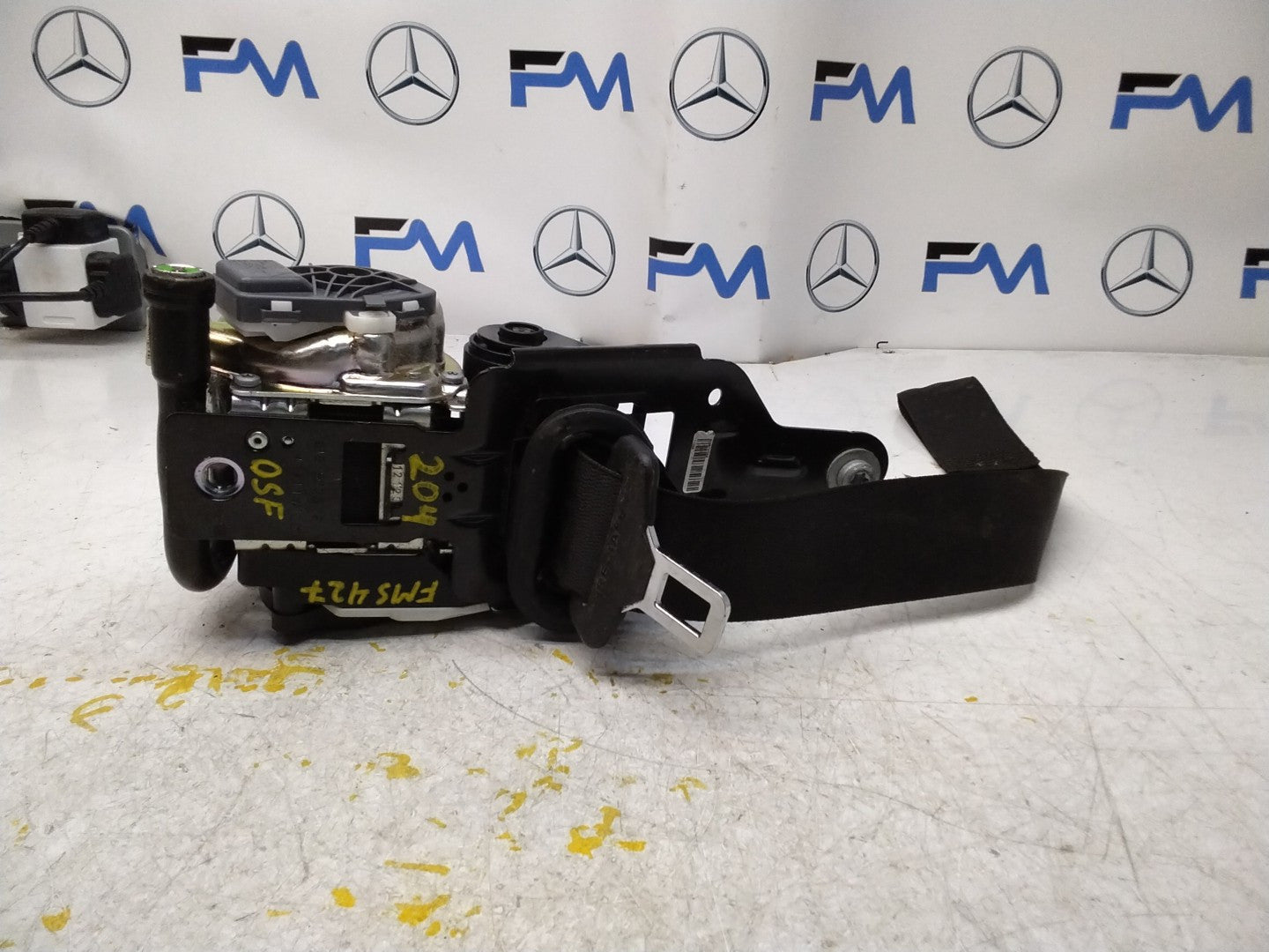 MERCEDES C-CLASS W204 SEAT BELT FRONT RIGHT DRIVER SIDE A2048601685 FMS427 OSF