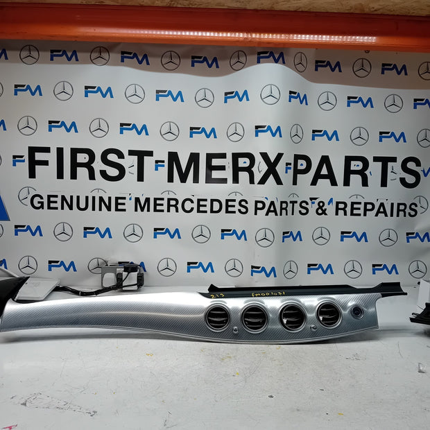 MERCEDES E CLASS W213  DASHBOARD TRIM PANEL + 4 AIR VENT  A2136809304 FM001071