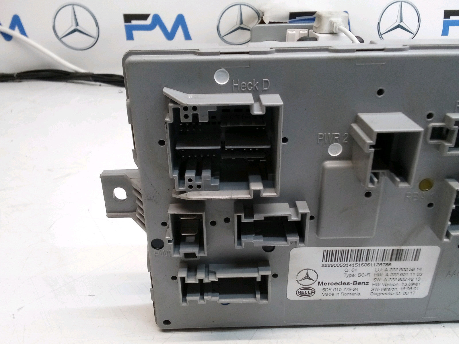 MERCEDES S-CLASS REAR SAM CONTROL MODULE W222 A2229005914 FM00768