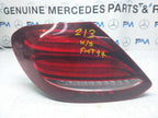 MERCEDES E-CLASS W213 2017 REAR PASSENGER N/S TAIL LIGHT A2139067900 FMT94