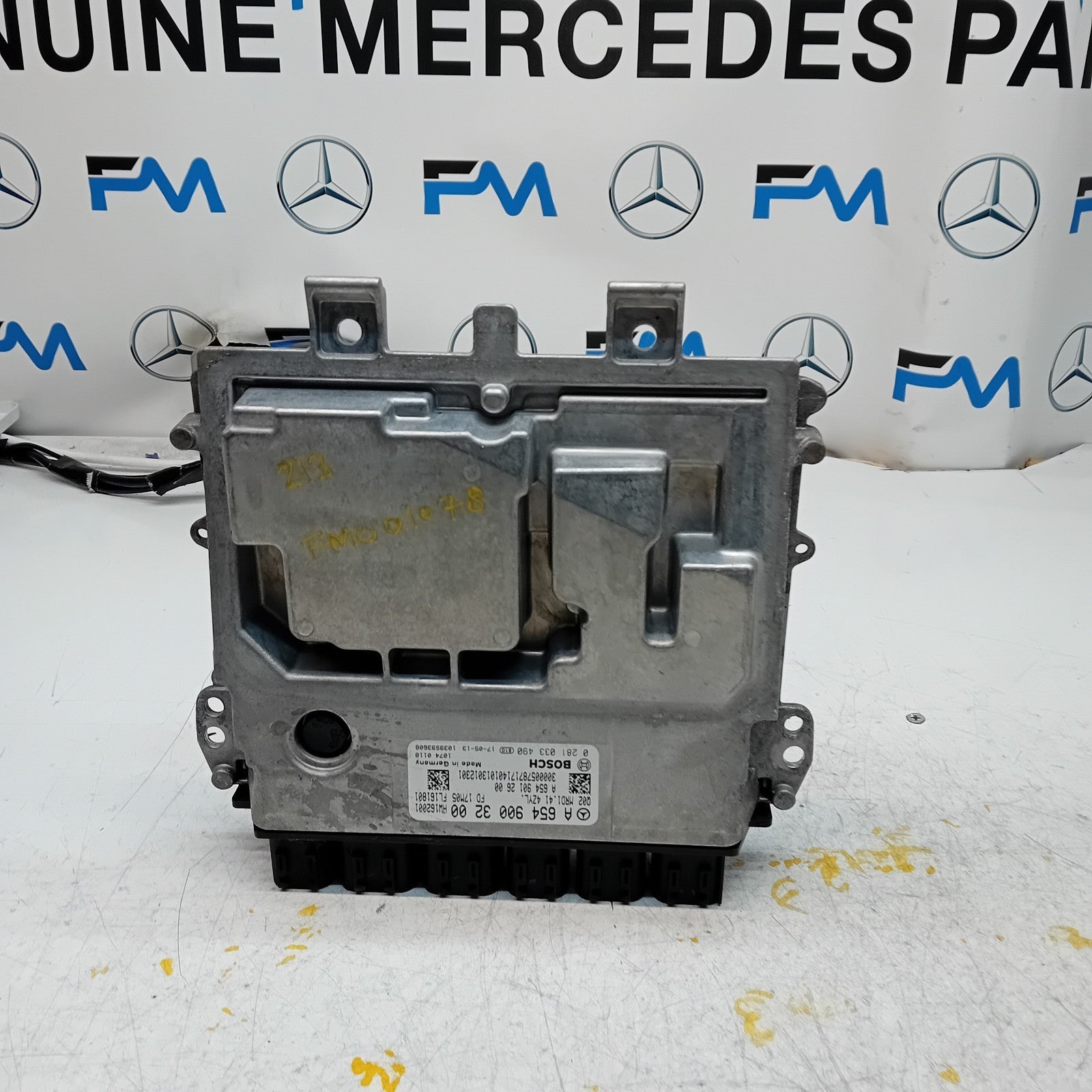 MERCEDES E-CLASS W213 ENGINE  ECU CONTROL MODULE A6549003200 FM001078