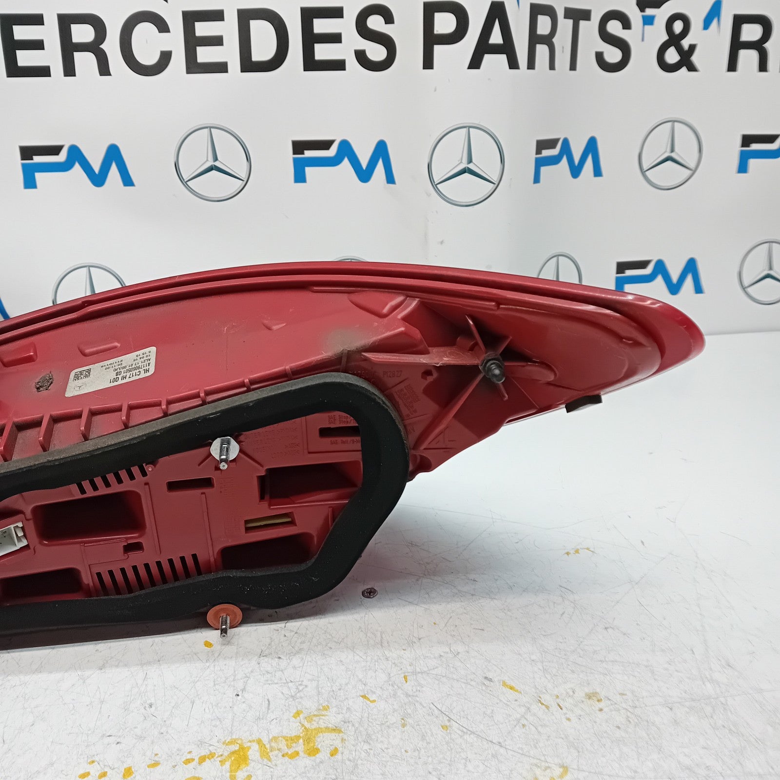 MERCEDES CLA W117 PASSENGER SIDE NS REAR TAIL LIGHT A1179060501 2017 FMT00879