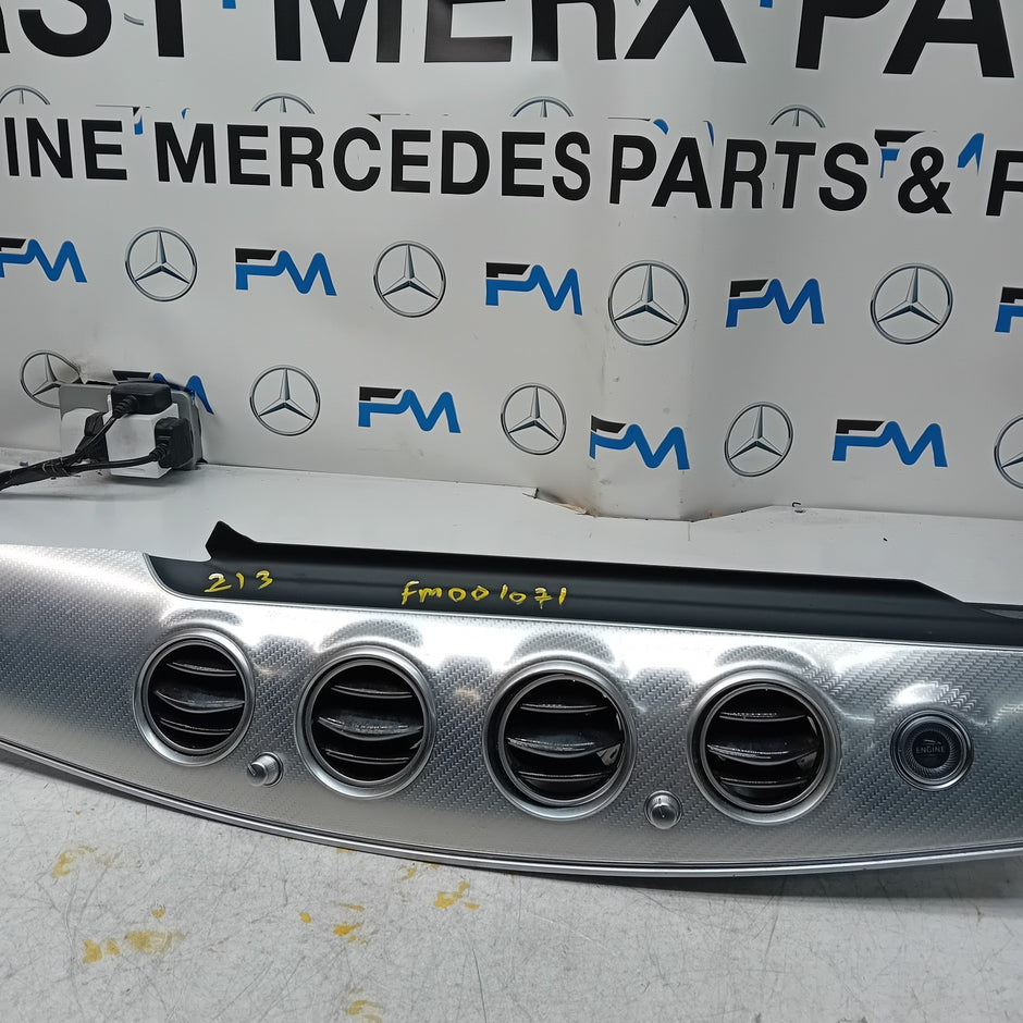 MERCEDES E CLASS W213  DASHBOARD TRIM PANEL + 4 AIR VENT  A2136809304 FM001071