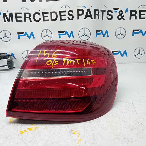 MERCEDES GLA W156 DRIVER SIDE OS REAR TAIL LIGHT A1569069800 2019 FMT167